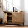 2-türiges Sideboard aus Rattangeflecht, B 110 cm – PALMO Produktbild-Vorschau 5