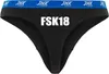 Damen Thong Slip - Boxer-0047-woman-black-v-S - schwarz - S Produktbild-Vorschau 1