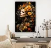 MuchoWow® - Leinwandbilder - Frau - Porträt - Blumen - Produktbild-Vorschau 7