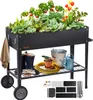 VEVOR Hochbeet mit Rädern Pflanzkübel Blumenkasten Garten Produktbild-Vorschau 1