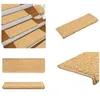 vidaXL Teppich Treppenstufen 15 Stk. 65x21x4 cm Beige - Produktbild-Vorschau 1