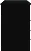 A black desk with drawers. Produktbild-Vorschau