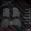 OMAC Gummi Fußmatten für Toyota Hilux 2015-2024 Premium TPE Voir les images du produit 2