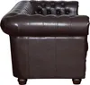 Edles Chesterfield Sofa 2 Sitzer in Kunstleder Vintage Produktbild-Vorschau 4