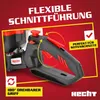 HECHT 9245 Heckenschere Benzin 60cm Schnittlänge 1PS Laser Produktbild-Vorschau 8