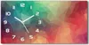 Wanduhr aus Glas – 60x30 cm - Glasbild - Glasuhr - Produktbild-Vorschau 1