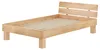 Einzelbett Buchebett massiv natur 120x200 Futonbett Produktbild-Vorschau 1