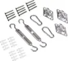Trade-Shop Sonnensegel 6mm Zubehör Montage Set Edelstahl Produktbild-Vorschau 1