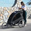 DERYAN Luxe Przyczepka Rowerowa – Wózek do Biegania – Dla 1 Podgląd zdjęcia produktu 5