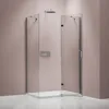 Eckdusche mit Drehtür an Festfeld NT403 - 8 mm - Nano Produktbild-Vorschau 1