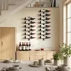 HOMCOM Weinregal Flaschenregal zur Wandmontage für 6 Produktbild-Vorschau 9