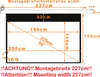 16:9 reflecta CrystalLine Heimkino Beamer Motorleinwand 200 Produktbild-Vorschau 3