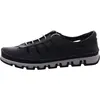 Gemini Damen Sneaker Leder Cutouts sportliche Schnürschuhe Produktbild-Vorschau 13