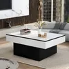 VOWNER Couchtisch, modern und ausziehbar, mit 2 Stauräumen Produktbild-Vorschau 4