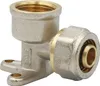 Pipetec Klemmring Schraubfitting Wandwinkel 16x2 mm 1/2" Produktbild-Vorschau 1
