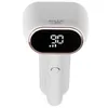 A white Adler lint remover with a digital display showing '90' and a rose gold trim. Produktbild-Vorschau
