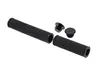 DDK Fahrrad Lenker Griffe 130/90mm Rund Steckgriff Schwarz Produktbild-Vorschau 2