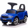 A blue BMW M5 ride-on car for children, shown from a front-side angle on a white background. Produktbild-Vorschau