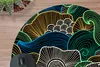 MuchoWow® Mauspad Mousepad Muster - Blumen - Glühen 40x40 Produktbild-Vorschau 2