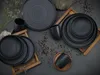CreaTable, 23860, Uno Black, Kombiservice 16-tlg, Steinzeug Produktbild-Vorschau 4