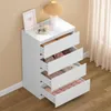 WOLTU Kommode mit 4 Schubladen, Sideboard, Beistellschrank, Produktbild-Vorschau 2