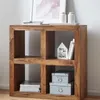 Wohnling Étagère en Sheesham massif 82 cm avec 4 étagères Voir les images du produit 9
