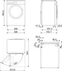 Smeg LBW60IT Waschmaschine Freistehend Frontlader 6 kg 1000 Produktbild-Vorschau 2