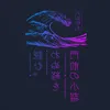 t-Shirt damski Japanese Wave Ukiyoe Neon Vaporwave Podgląd zdjęcia produktu 8