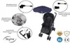 Skyline Ombrelle pour poussette bras de fixation flexible Voir les images du produit 2