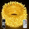 LED-Lichterkette 20 m, 200 LEDs, warmweiß, IP44, 8 Modi, Timer, Fernbedienung Productafbeelding-voorbeeld