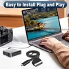 Scart auf HDMI Kabel Adapter, All in One Konverter SCART Produktbild-Vorschau 5