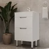 Sada nábytku do koupelny Vicco Clayton Bílá 2dílná, Model Náhled obrázku produktu 4