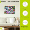 ARTland Leinwandbild Bunt Abstrakt II Größe: 120x90 cm Produktbild-Vorschau 2