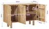 Credenza vidaXL 100 x 30 x 65 cm Anteprima dell’immagine prodotto 7