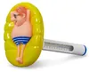 Thermometer mit Motiv Mann auf Luftmatratze Produktbild-Vorschau 3