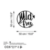 Wallity, Wild & Free, Dekoratives Wandaccessoire aus Produktbild-Vorschau 6