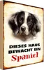 vianmo Holzschild 30x20 cm Hund dieses Haus bewacht ein Produktbild-Vorschau 1