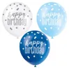6 Blue Dots Birthday Luftballons 30cm Produktbild-Vorschau 1