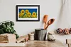 Bild 30x20 MDF-Rahmen Wandkunst Pflanze Sonnenblumen Produktbild-Vorschau 2
