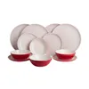 Keramická sada nádobí pro 4 osoby Vintage Cuisine Red Náhled obrázku produktu 1