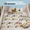 Baby Bettwäsche 100 x 135 cm süße Bettwäsche "Baustelle" Produktbild-Vorschau 7