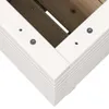 Pflanzkübel Weiß 40x40x49,5 cm Massivholz Kiefer Produktbild-Vorschau 7