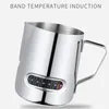 350ml 12 Unzen Milchaufschaeumer mit Temperaturanzeige Produktbild-Vorschau 11
