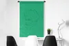 MuchoWow® Wandteppich Wandbehang Strichzeichnung - Mann - Produktbild-Vorschau 4