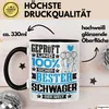 Schwager Geschenk Lustiger Spruch für Schwager Geschenkidee Produktbild-Vorschau 3