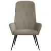 A single, light gray velvet armchair with a high back and tufted detailing, presented on a white background. Náhled obrázku produktu