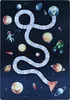 Kinderteppich Weltraum-Design Marine 120 x 170 cm Produktbild-Vorschau 1