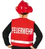 Spiel-Weste für Kinder, Feuerwehr, rot, verschiedene Produktbild-Vorschau 2
