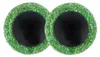 Glitzeraugen 2 Stück m. Gegenstück 18 mm grün Produktbild-Vorschau