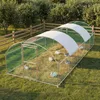 XINZI Professionele kippenstal, 3x10 meter – Metalen ren Productafbeelding-voorbeeld 11